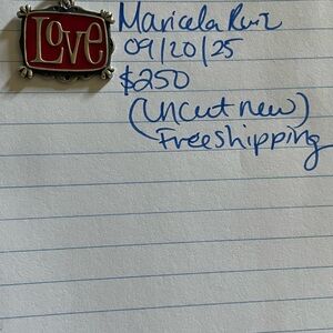 James Avery Red Love Charm